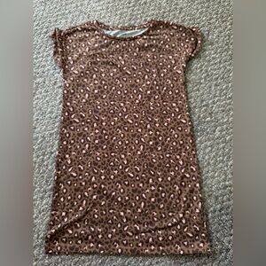 Leopard Print Brown and Pink nightgown